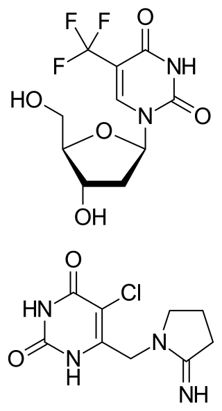 <span class="mw-page-title-main">Trifluridine/tipiracil</span> Combination medication