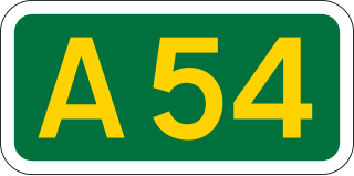 <span class="mw-page-title-main">A54 road</span> Road in England