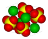 3D model of barium sulfate