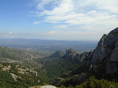 Vistes des del mirador del Portell