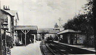 <span class="mw-page-title-main">Cranleigh railway station</span> Former railway station in England