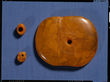 Amber disk and beads from Denmark