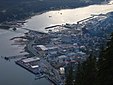 Vue aérienne de Juneau.