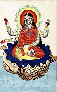 Ganga (goddess) Personification of the river Ganga as a deity in Hinduism