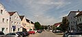 Blick auf den langgezogenen Marktplatz von Reisbach