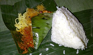 <span class="mw-page-title-main">Nasi jinggo</span> Balinese dish