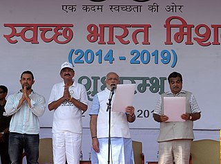 <span class="mw-page-title-main">Swachh Bharat Mission</span> Indian campaign to eliminate open defecation