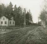 Under tidigt 1900-talet syns redan elledningen som dragits genom socknen.