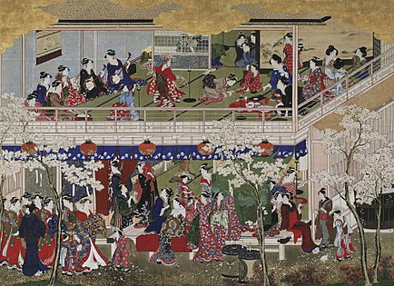 Yoshiwara no Hana Utamaro, c. 1788–91