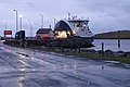 Yell Sound ferry at Toft