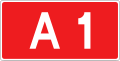 Autostrada A1 shield}}