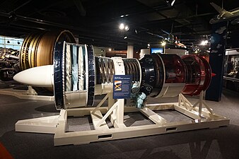 The front fan was added to the JT3 engine to make Pratt & Whitney's first turbofan.