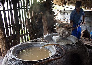 <span class="mw-page-title-main">Open-pan salt making</span> Brine derivative