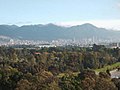 Centro de Bogotá desde el parque Simón Bolívar.