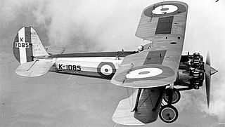 <span class="mw-page-title-main">Bristol Bulldog</span> 1927 fighter aircraft family by Bristol