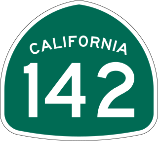 <span class="mw-page-title-main">California State Route 142</span> Highway in California