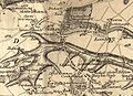 A 1773 map shows Neston's earlier name of Corsham Side[90]