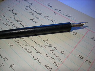 <span class="mw-page-title-main">Dip pen</span> Writing instrument