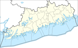 Bromarvs läge i Nyland