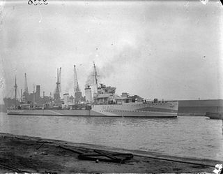 HMS <i>Anthony</i> (H40) A-class destroyer