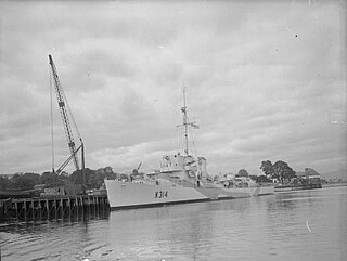 HMS <i>Bentinck</i> (K314) Frigate of the Royal Navy