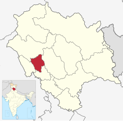 Location in Himachal Pradesh