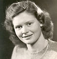 Ingrid Sandahl circa 1950 overleden op 15 november 2011