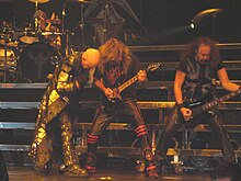 Judas Priest in typical heavy metal attire performing at the VH1 Rock Honors in Las Vegas on 25 May 2006. JudasPriest.jpg