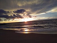 Sunset at Kalpitiya beach