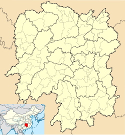 Xupu is located in Hunan