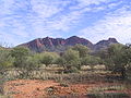 Monte no Parque Nacional MacDonnell Oeste