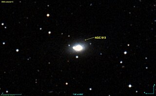 <span class="mw-page-title-main">NGC 813</span> Lenticular galaxy in the constrellation Hydrus