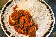 Ofada rice is a Yoruba dish.[175]