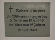 Plaque at Church of St. Ludwig