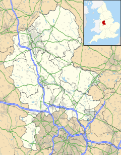 Heaton is located in Staffordshire