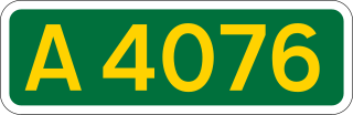 <span class="mw-page-title-main">A4076 road</span> Road in Wales