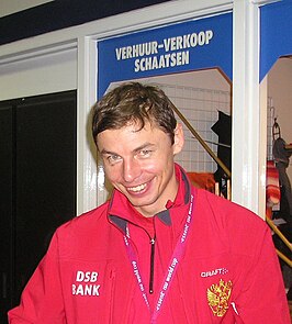 Sajoetin als coach bij wereldbekerwedstrijd (2006)