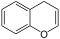 de: Struktur von 4H-Chromen; en: Structure of 4H-chromen