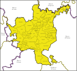 Mappa della diocesi