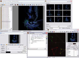 <span class="mw-page-title-main">Apophysis (software)</span> Open Source fractal editor and generator