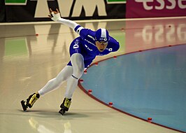 Van der Kieft tijdens OKT 2010 in Thialf, Heerenveen