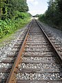 CSX train tracks in Clearwater, Florida, in the Jacksonville Division