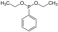 Strukturformel von Diethoxyphenylphosphin