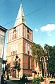 Polski: Ewangelicko-Augsburski Kościół w Drawsku Pomorskim (do 1945 r.) Deutsch: Die evangelisch-augsburgische Auferstehungskirche in Dramburg (Drawsko Pomorskie) (bis 1945)