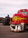 Santa Fe steam and diesel power at the Great Plains Transportation Museum