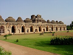 Lotus bud shaped arches at Hampi