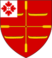 Blason de John Turner avec la marque des Premiers ministres.