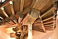 Details of wooden construction reconstructed from archaeological remains recovered from a dredging of Anapji pond. Gyeongju National Museum.