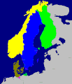 't Baltische gebied in 1814 (Congres van Wenen)