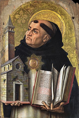 <span class="mw-page-title-main">Thomas Aquinas</span> Italian Dominican theologian and philosopher (1225–1274)